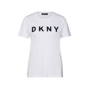 DKNY Tričko 'FOUNDATION'  čierna / biela