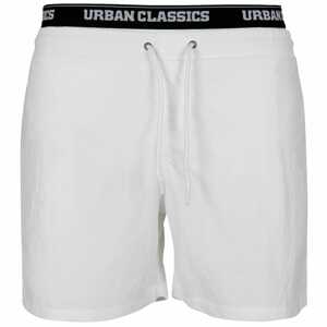 Urban Classics Plavecké šortky  čierna / biela