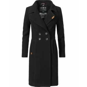 NAVAHOO Prechodný kabát 'Wooly'  čierna