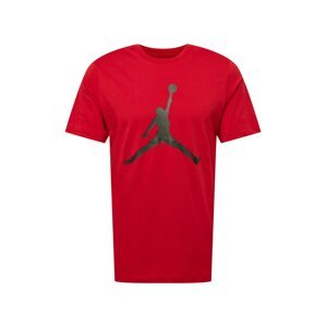 Jordan Funkčné tričko  ohnivo červená / čierna