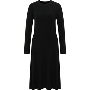 DreiMaster Klassik Pletené šaty  čierna