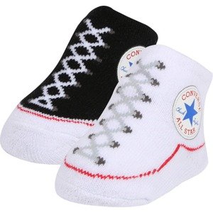 CONVERSE Ponožky 'Chuck Taylor'  zmiešané farby / čierna / biela