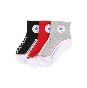 CONVERSE Ponožky 'INFANT'  modrá / sivá / červená / čierna / biela