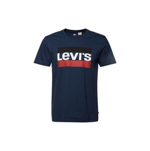 LEVI'S ® Tričko 'Sportswear Logo Graphic'  námornícka modrá / červená / čierna / biela