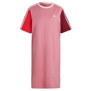 ADIDAS SPORTSWEAR Športové šaty 'Essentials'  staroružová / červená / bordová / biela