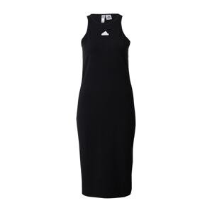 ADIDAS SPORTSWEAR Športové šaty 'Future Icons Three Stripes'  čierna / biela