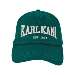 Karl Kani Čiapka 'KA-233-001-2'  farba ťavej srsti / smaragdová / biela