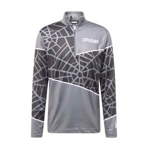 Spyder Funkčné tričko 'VITAL'  sivá / čierna / biela