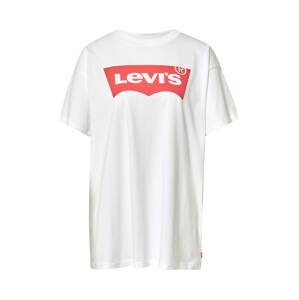 LEVI'S Oversize tričko  červená / biela