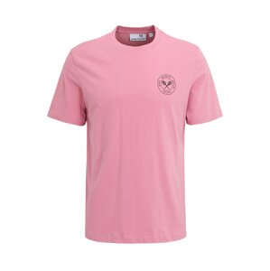 Sergio Tacchini Funkčné tričko 'LINEA'  ružová / čierna