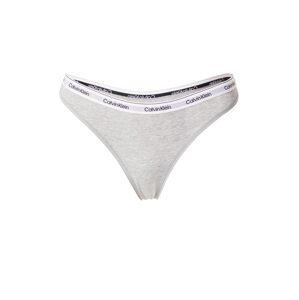 Calvin Klein Underwear Tangá  sivá melírovaná / biela