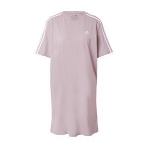 ADIDAS SPORTSWEAR Športové šaty 'Essentials'  pastelovo fialová / biela