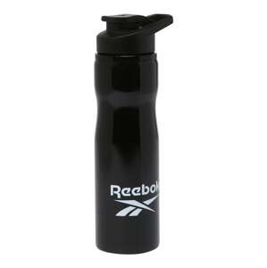 Reebok Sport Fľaša na vodu  čierna / biela
