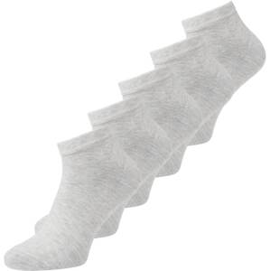 JACK & JONES Ponožky 'Dongo'  sivá melírovaná / čierna