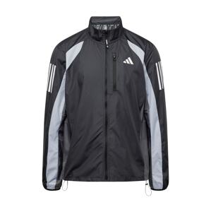 ADIDAS PERFORMANCE Športová bunda  sivá / čierna / biela