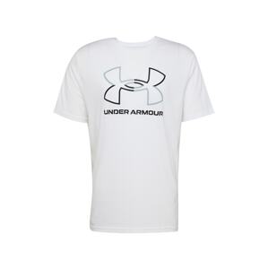 UNDER ARMOUR Funkčné tričko 'Foundation'  sivá / čierna / biela