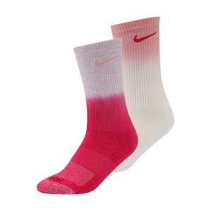 Nike Sportswear Športové ponožky 'Everyday Plus'  ružová / tmavoružová / biela