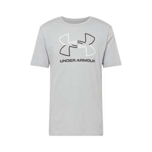 UNDER ARMOUR Funkčné tričko 'GL FOUNDATION'  sivá / čierna / biela