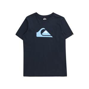 QUIKSILVER Funkčné tričko  námornícka modrá / svetlomodrá / biela