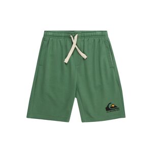 QUIKSILVER Športové nohavice 'EASY DAY'  zelená / oranžová / čierna