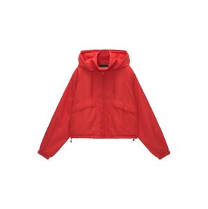 Pull&Bear Prechodná bunda  červená