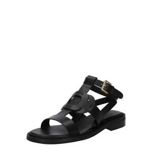 See by Chloé Remienkové sandále  čierna