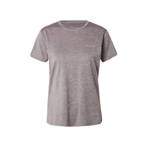 ENDURANCE Funkčné tričko 'Vista'  čierna melírovaná / biela