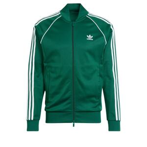 ADIDAS ORIGINALS Prechodná bunda 'Adicolor Classics SST'  zelená / biela