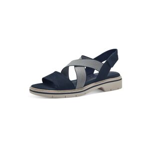 TAMARIS Remienkové sandále  námornícka modrá / biela