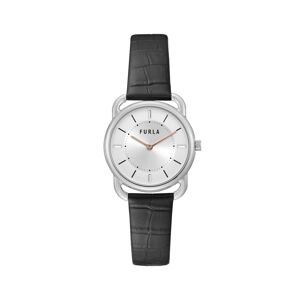 FURLA Analógové hodinky 'New Sleek'  zlatá / čierna / strieborná / biela