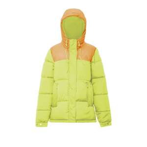 FUMO Zimná bunda  svetlozelená / mandarínková