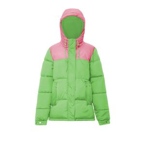 FUMO Zimná bunda  svetlozelená / svetloružová