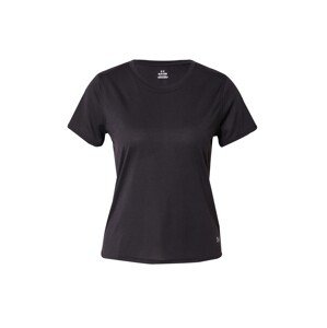 UNDER ARMOUR Funkčné tričko 'Launch'  sivá / čierna