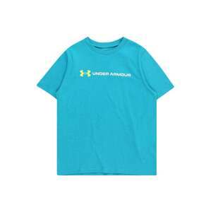 UNDER ARMOUR Funkčné tričko  tyrkysová / neónovo žltá / biela