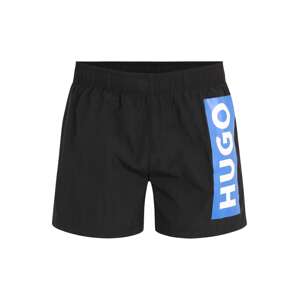 HUGO Plavecké šortky 'Blue Okko'  modrá / čierna / biela