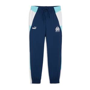PUMA Športové nohavice 'Olympique de Marseille'  námornícka modrá / svetlomodrá / biela