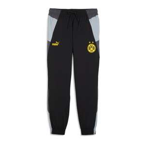 PUMA Športové nohavice 'BVB'  žltá / sivá / tmavosivá / čierna