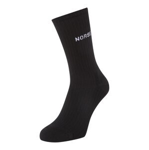 NORSE PROJECTS Ponožky 'Bjarki'  čierna / biela
