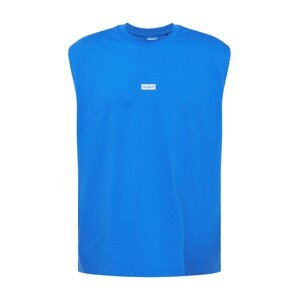 HUGO Blue Tričko 'Nancoso'  kráľovská modrá / biela
