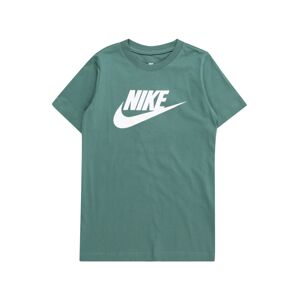 Nike Sportswear Tričko  petrolejová / biela