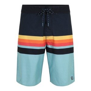 BILLABONG Surferské šortky 'ALL DAY HTR STRIPE OG'  námornícka modrá / vodová / žltá / oranžová