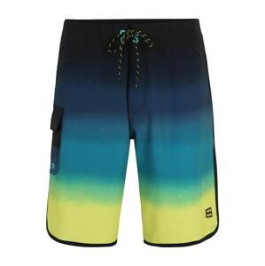 BILLABONG Surferské šortky '73 PRO'  modrá / svetlozelená / čierna
