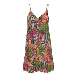 ONLY Letné šaty 'NOVA'  svetlomodrá / zelená / oranžová / tmavoružová