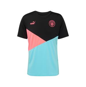 PUMA Funkčné tričko 'MCFC Poly'  svetlomodrá / ružová / čierna