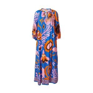 Smith&Soul Košeľové šaty  modrá / oranžová / ružová / čierna