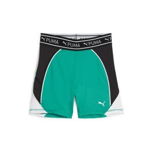 PUMA Športové nohavice 'TRAIN STRONG 5'  zelená / čierna / biela