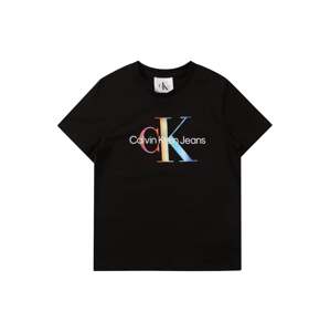 Calvin Klein Jeans Tričko 'PRIDE'  svetlomodrá / žltá / čierna / biela