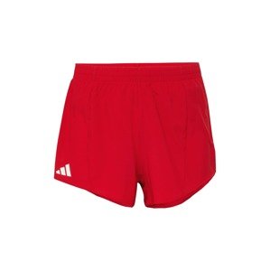 ADIDAS PERFORMANCE Športové nohavice 'Adizero Essentials'  červená / šedobiela