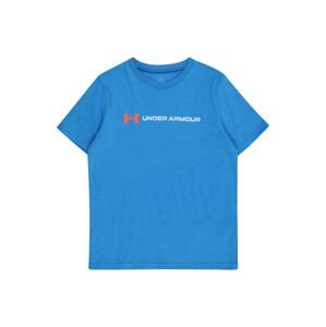 UNDER ARMOUR Funkčné tričko  modrá / oranžová / biela