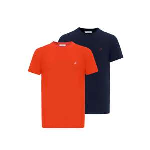 Moxx Paris Tričko  modrá / oranžová
